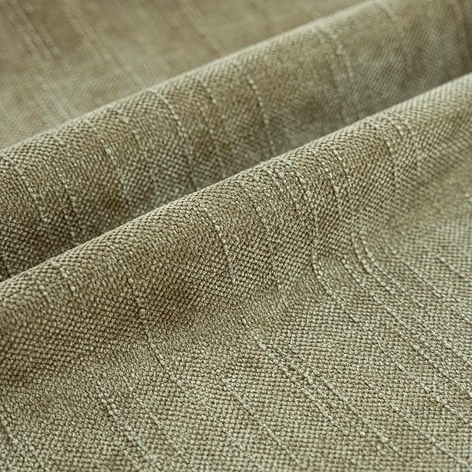 Foindtower Pack of 2 Textured Chenille Throw Decorative Pillow Covers Square Accent Solid Cushion Cover Neutral Farmhouse Lumbar Pillow Case for Couch Sofa Bedroom Living Room 12x20 Inch,Sage Green