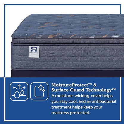 Sealy Warner 14" Soft Pillowtop Innerspring Mattress - California Twin
