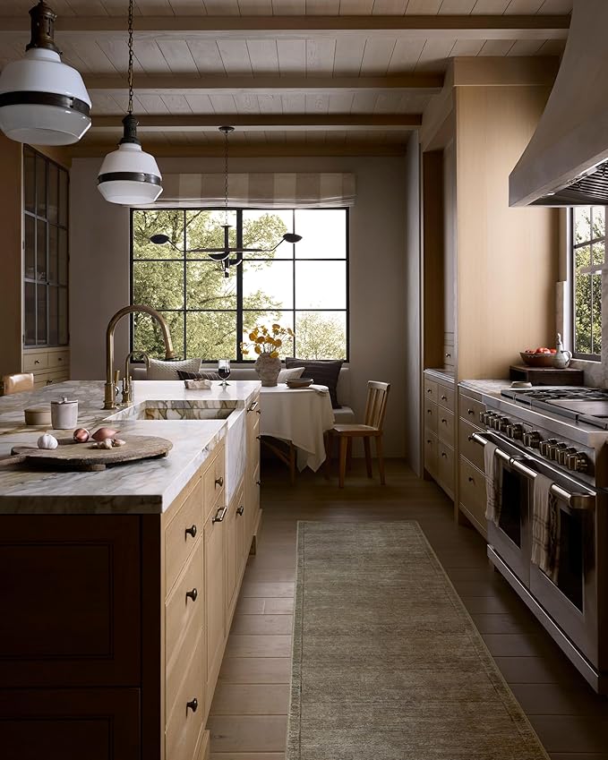 Loloi Amber Lewis Cambria Collection CBR-01 Ash/Bark 3'-6" x 5'-6" Accent Rug Jute, Neutral, Vintage Style, Antique Tone, Living, Bedroom, Dining, Carpet