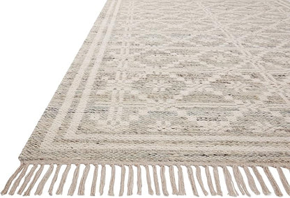 Loloi Angela Rose Rivers Collection RIV-02 Lagoon/Ivory 2'-3" x 3'-9" Reversible Accent Rug
