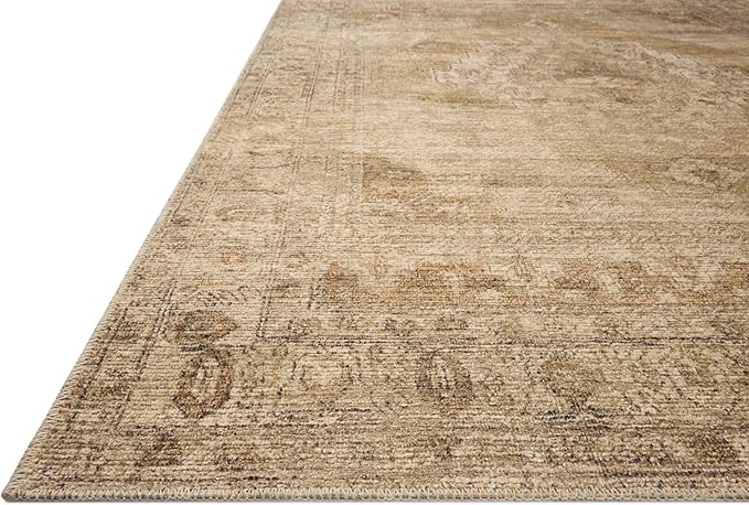 Loloi Amber Lewis Cambria Collection CBR-03 Taupe/Antique Bronze 2'-0" x 5'-0" Accent Rug Jute, Neutral, Vintage Style, Antique Tone, Living, Bedroom, Dining, Carpet