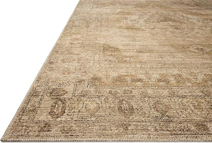 Loloi Amber Lewis Cambria Collection CBR-03 Taupe/Antique Bronze 2'-6" x 12'-0" Runner Rug Jute, Neutral, Vintage Style, Antique Tone, Living, Bedroom, Dining, Carpet