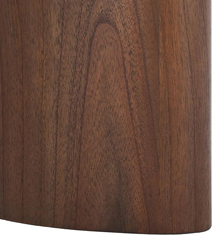 SAFAVIEH Couture Collection Barnard Walnut Oval Solid Wood Coffee Table