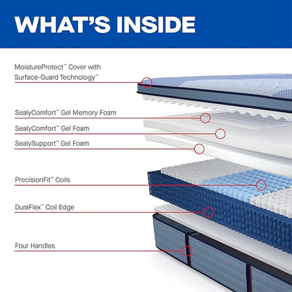 Sealy Posturepedic® Plus Glenshaw 15" Firm Pillowtop Innerspring Mattress - Queen