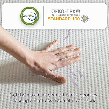 NapQueen Twin Mattress, 14 Inch Charcoal Memory Foam Mattress, Twin Bed Mattress in a Box, CertiPUR-US Certified, Medium Firm, Breathable Soft Fabric Cover