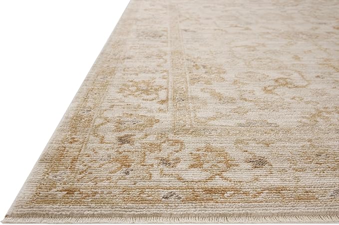 Loloi Magnolia Home by Joanna Gaines Pace Collection PAC-02 Natural/Gold 2'-6" x 12'-0" Runner Rug
