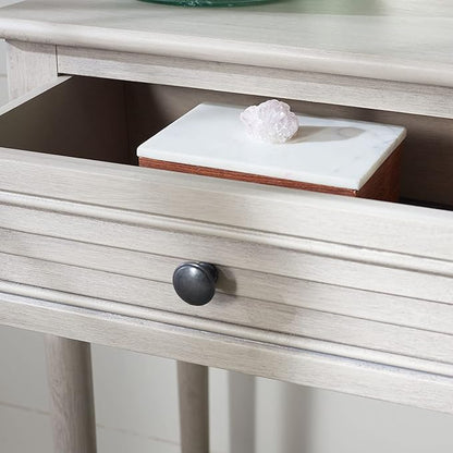 Safavieh Home Collection Tate Greige 2-Drawer Bottom Shelf Console Table