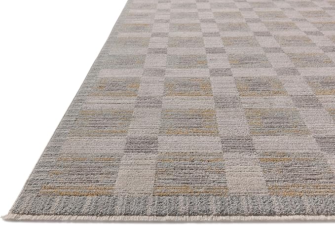 Loloi Amber Lewis Cali Collection CIL-07 Mist/Wheat 7'-10" x 10', .25" Pile Height, Area Rug