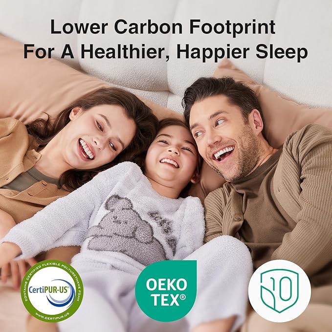 Novilla 8 inch Queen Mattress, Foam and Spring Hybrid Mattress Queen Size with Adaptive Foam for Pressure Relieving & Breathable Comfort, CertiPUR-US Certified-Ideal for Youth & Guest Rooms