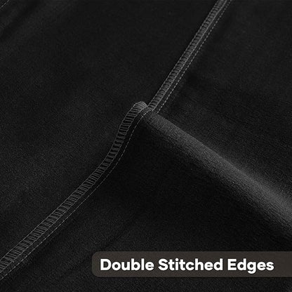 FUTEI Black Decorative Throw Pillow Covers 18x18 Inch Set of 2,Soft Cozy Wheat Ear Striped Patterns Cushion Cases,Modern Home Decor for Couch Bed Living Room