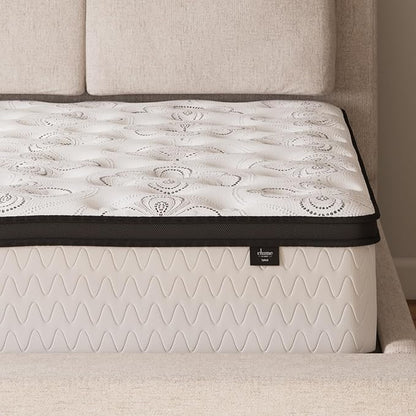 Signature Design by Ashley Chime Hybrid King 12" Mattress with Gel Memory Foam, Medium Firm, Pressure Relief, Fiberglass Free Mattress in a Box