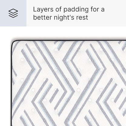 Signature Design by Ashley King Size Stack 12 Inch Hybrid Medium Plush Cooling Gel Infused Memory Foam Mattress for Pressure Relief, Fiberglass Free, Mattress in A Box