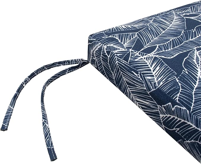 Tommy Bahama Bench Cushion, 50" X 19" X 2.5", Pacific Zaffre