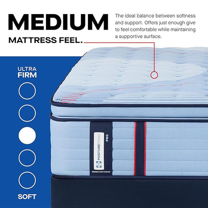 Sealy Posturepedic® Pro Haverford 15" Medium Pillowtop Innerspring Mattress - California Twin