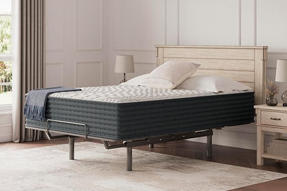 Signature Design by Ashley Hybrid 1300 13 Inch Plush Gel Memory Foam Mattress with Edge Support for Pressure Relief, King, Fiberglass Free, Mattress in A Box