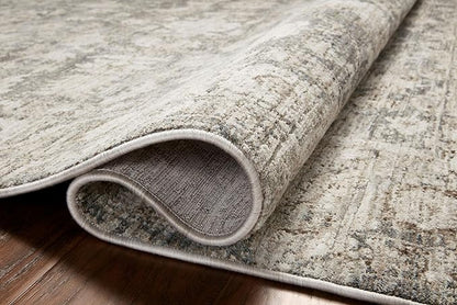 Loloi Amber Lewis Honora Collection HON-02 Slate/Beige 6'-7" x 9'-2" Area Rug