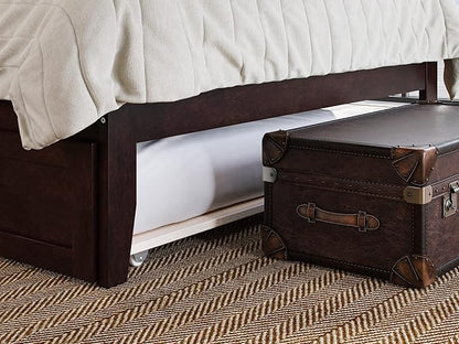 AFI, Warren Full Platform Bed with Twin Trundle, Espresso