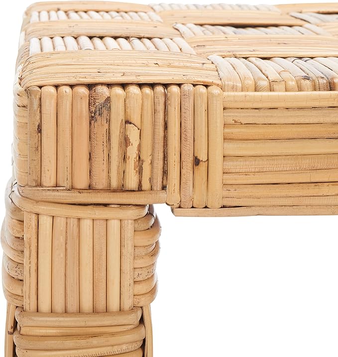 Safavieh Home Collection WIK6503 Table, Honey Natural/Kubu