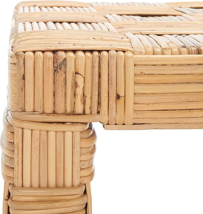 Safavieh Home Collection WIK6503 Table, Honey Natural/Kubu