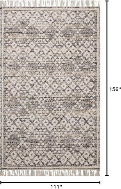 Loloi Angela Rose Rivers Collection RIV-01 Denim/Ivory 9'-3" x 13' Reversible Area Rug
