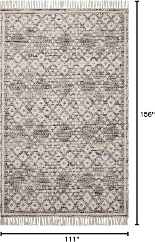 Loloi Angela Rose Rivers Collection RIV-01 Denim/Ivory 9'-3" x 13' Reversible Area Rug