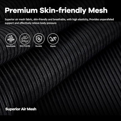 Office Chair,Ergonomic Mesh Desk Chair with Adjustable Lumbar Support,Computer Chair with Flip-up Armrests, Rolling Executive Chairs, Home Office Chair(Black)