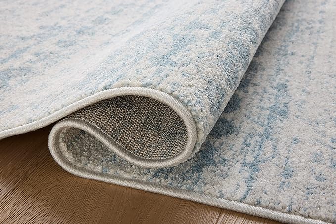 Loloi Kamala Collection KAM-04 Sky/Dove 9'-2" x 13' Area Rug