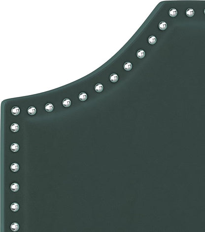 Hillsdale, Cynthia Upholstered Full/Queen Adjustable Headboard, Green
