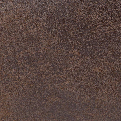 SIMPLIHOME Gabbie 48 inch Wide Contemporary Rectangle Rectangular Storage Ottoman in Distressed Chestnut Brown Vegan Faux Leather, Assembled, For the Living Room, Entryway and Family Room