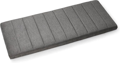 Hearth & Harbor Upholstered King Headboard - Easy Assemble Channel Stitched Headboard King Size Bed - Wall Mounted Headboards with 3D Soundproof Wall Panels Peel & Stick Floating Headboards, Grey