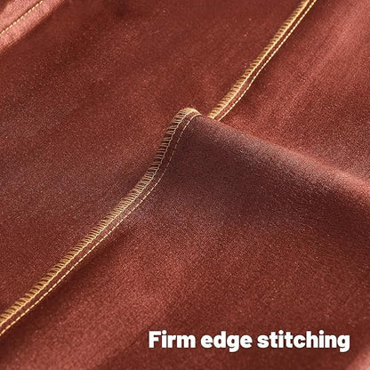 FUTEI Rust Chenille Decorative Throw Pillow Covers 22x22 Inch Set of 2,Soft Embossed Striped Textured Cushion Case,Modern Home Decor for Couch Bed Living Room