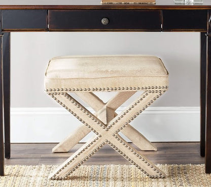 Safavieh Mercer Collection Palmer Ottoman, Taupe