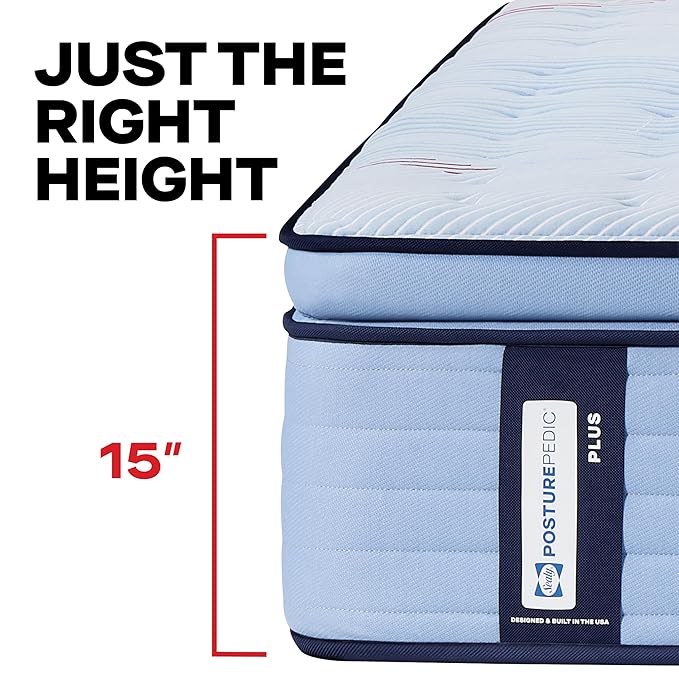 Sealy Posturepedic® Plus Glenshaw 15" Medium Pillowtop Innerspring Mattress - Full