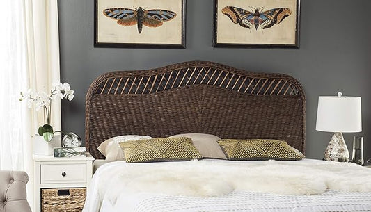Safavieh Home Collection Sephina Brown Rattan Headboard (Full)