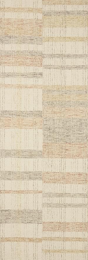 Loloi Chris Loves Julia Chris Collection CHR-04 Natural/Multi 3'-6'' x 5'-6'', .50" Pile Height, Accent Rug