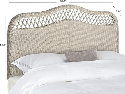 Safavieh Home Collection Sephina Antique Grey Rattan Headboard (Full)