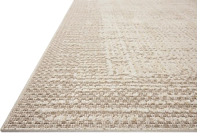 Loloi Amber Lewis Bexley Collection BEX-06 Natural/Taupe 2'-7" x 10'-0" Runner Rug Neutral, Textured, Living, Bedroom, Dining, Carpet