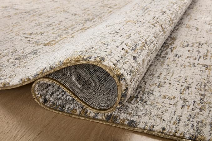 Loloi Amber Lewis Alie Collection ALE-05 Gold/Beige 2'-3'' x 3'-10'', .13'' Pile Height, Accent Rug