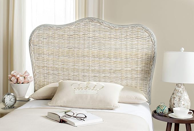 Safavieh Home Collection Imelda White Washed Headboard (Queen)