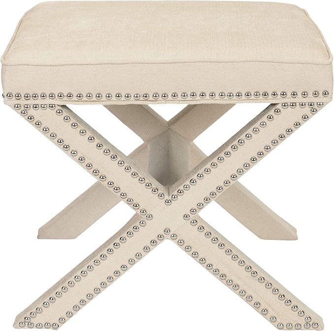 Safavieh Mercer Collection Palmer Ottoman, Taupe