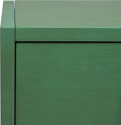 SAFAVIEH Home Collection Sadie Contemporary Turquoise Green 2-Drawer Console Table (Fully Assembled)