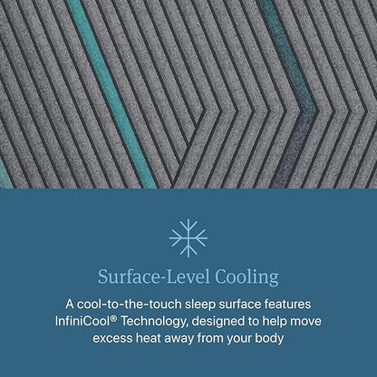 Beautyrest Days End Medium Firm 12" Hybrid Mattress - King - Cooling Tech, Supportive Durable Pocketed Coils, Pressure Relief, Motion Separation; 100 Night Sleep Trial and 10 Year Warranty