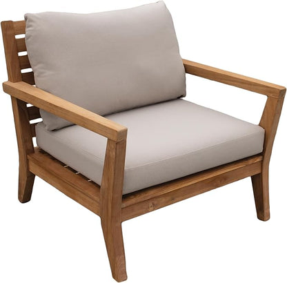 Tommy Bahama Deep Seating Lounge Cushion, 23" X 24" X 4", Bamboo Bay Sand