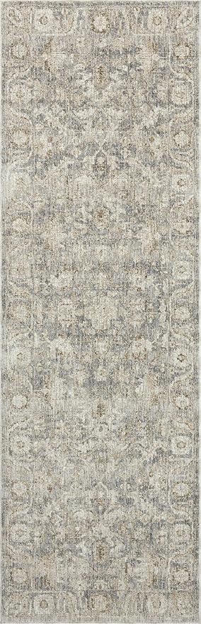 Loloi Amber Lewis Honora Collection HON-02 Slate/Beige 9'-6" x 13' Area Rug