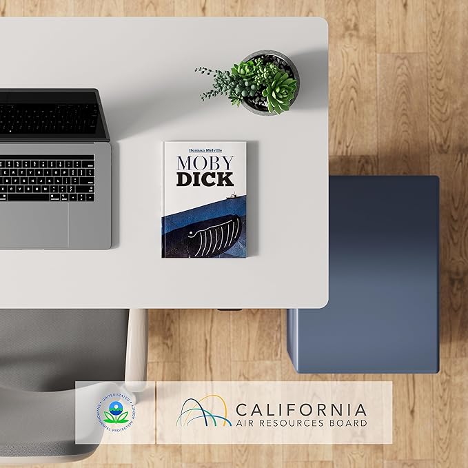 FLEXISPOT EN1 Whole-Piece Standing Desk Electric Stand Up Desk Workstation 40 x 24 Inches Desktop Ergonomic Height Adjustable (White Frame + 40" White Desktop)