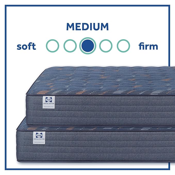 Sealy Warner 12" Medium Tight Top Innerspring Mattress - Twin Long