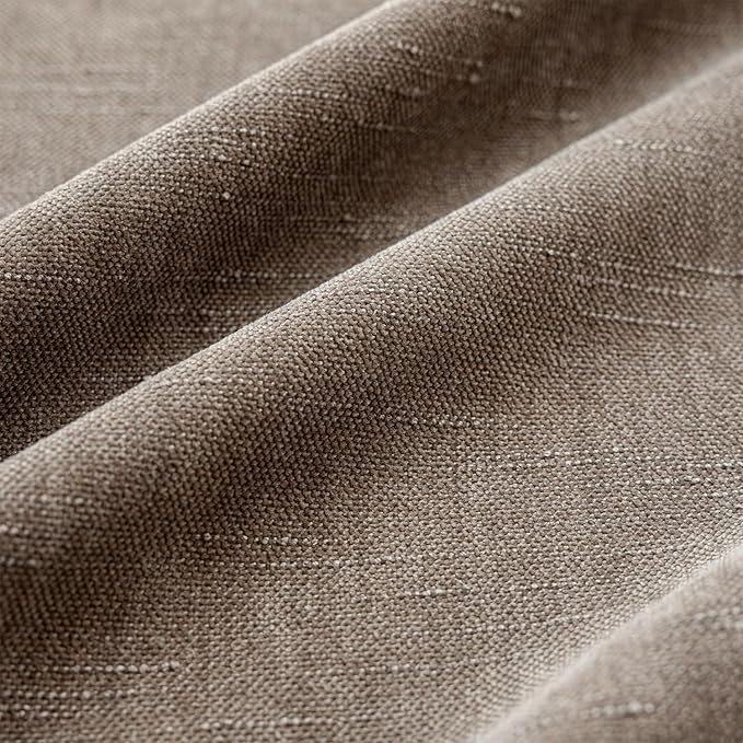 Foindtower Pack of 2 Soft Textured Chenille Throw Decorative Pillow Covers Square Accent Solid Cushion Cover Cozy Farmhouse Pillow Case with Zipper for Couch Sofa Bedroom Living Room 16x16 Inch, Taupe