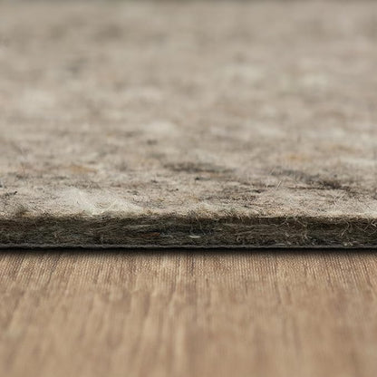 Mohawk Home 7' x 9' Non Slip Rug Pad Gripper 1/2 Thick Dual Surface Felt + Rubber Gripper - Safe for All Floors