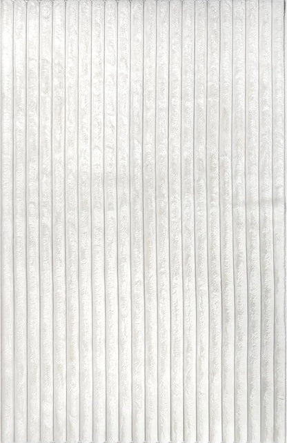 nuLOOM 6' x 9' Cozy Plush Area Rug, Machine Washable, Non-Slip, Soft Fluffy Shag Carpet for Living Room Bedroom Kids Room Nursery Home Decor, Kai Off-White