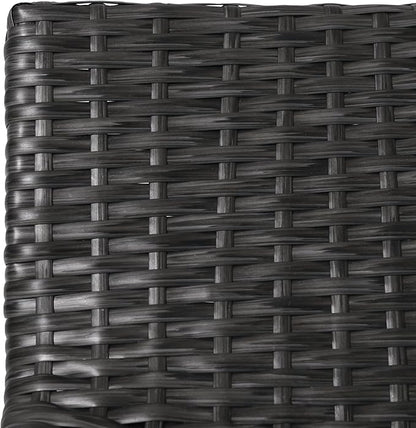 Christopher Knight Home La Brea Outdoor Wood & Wicker Barstools (Set of 4), Gray